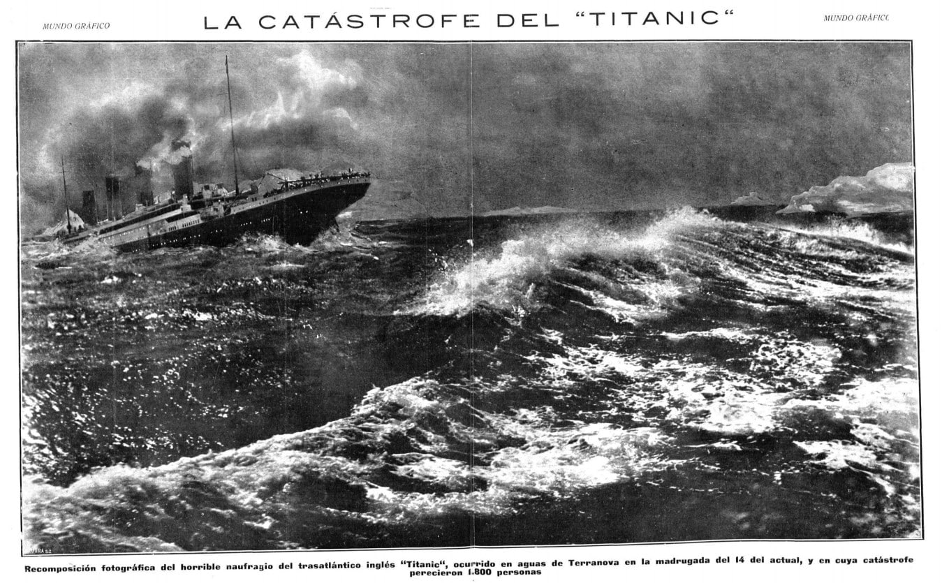 el verdadero periodico del hundimiento del titanic