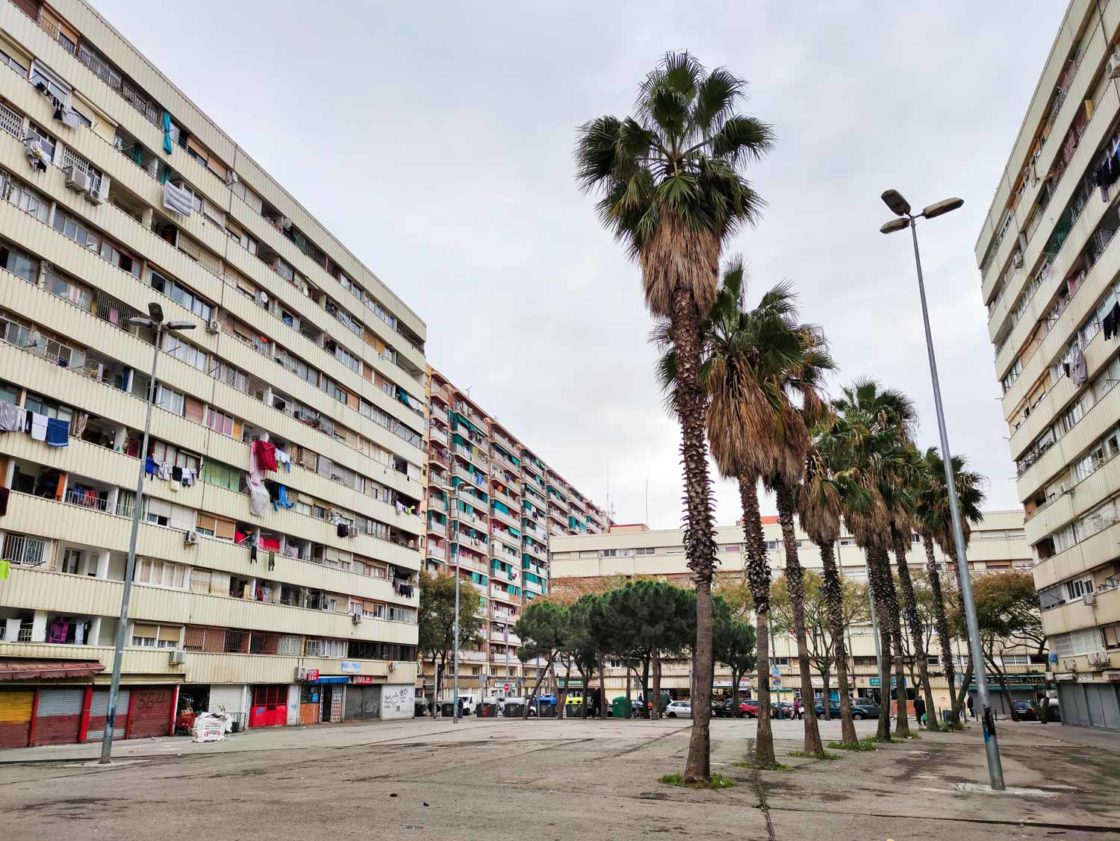 Barrio de La Mina, en Barcelona